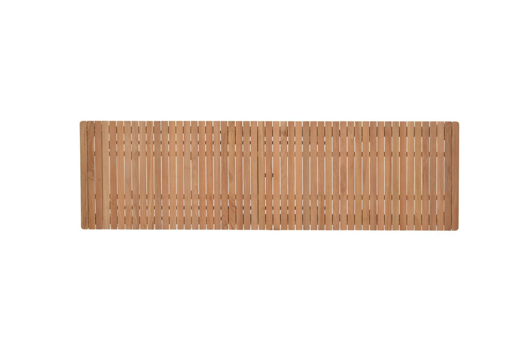 Topaz Extendable Teak Outdoor Dining Table — 89–130 in.