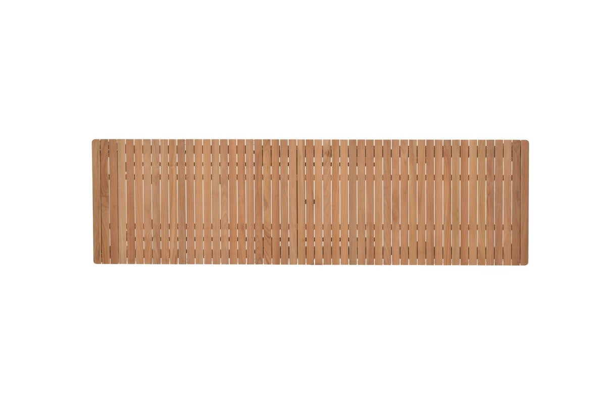 Topaz Extendable Teak Outdoor Dining Table — 89–130 in.