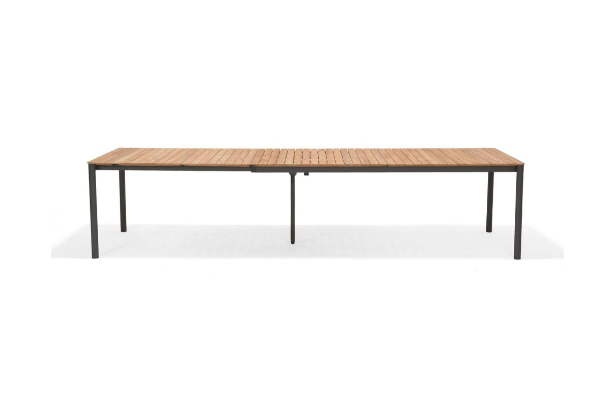 Topaz Extendable Teak Outdoor Dining Table — 89–130 in.