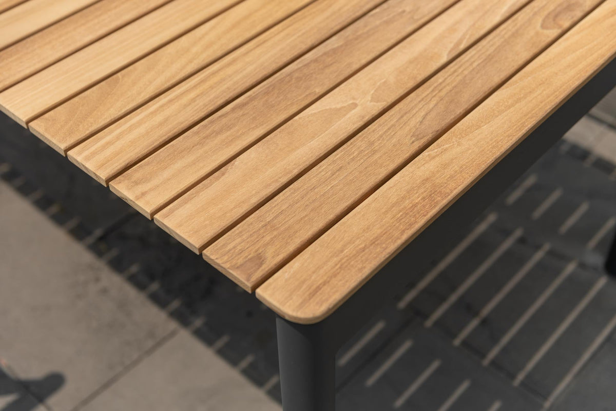 Topaz Extendable Teak Outdoor Dining Table — 89–130 in.