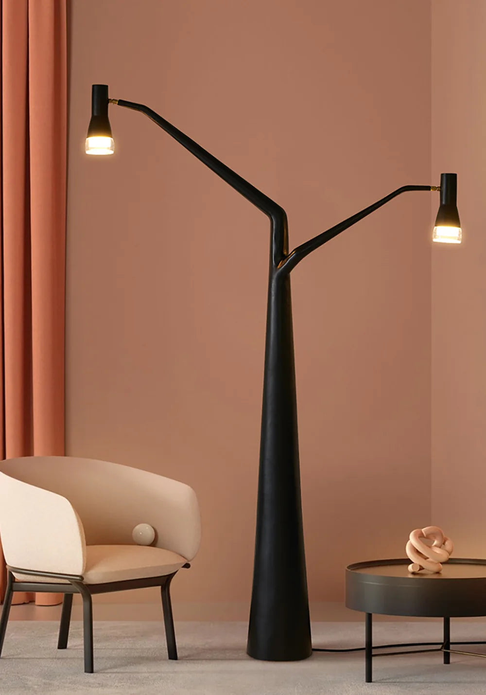 Tree Shape Sculpture Floor Lamp