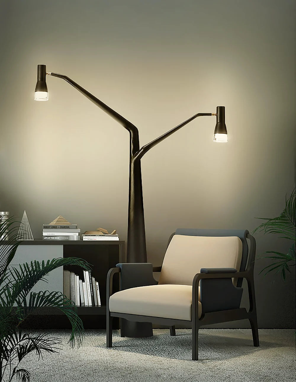 Tree Shape Sculpture Floor Lamp