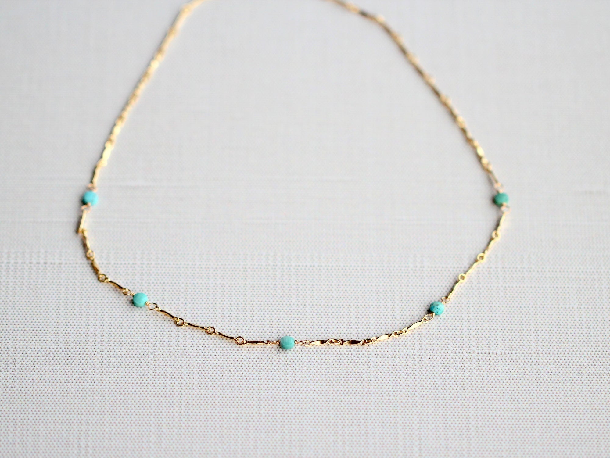 Scalloped Turquoise Choker