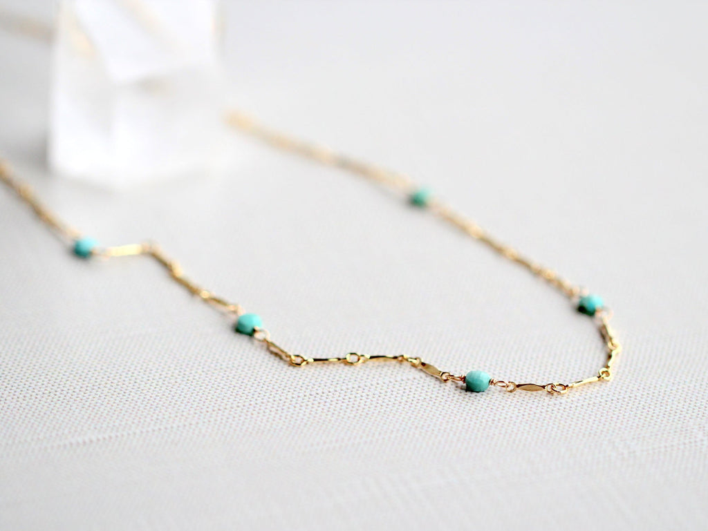 Scalloped Turquoise Choker