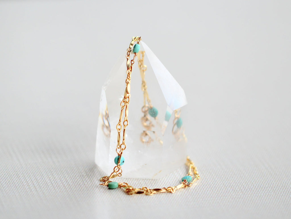 Scalloped Turquoise Choker