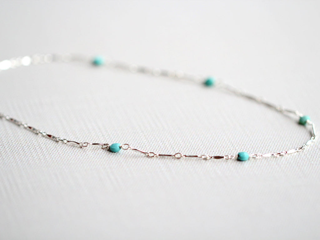 Scalloped Turquoise Choker