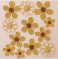 Natural Rattan Daisy Wall Decor