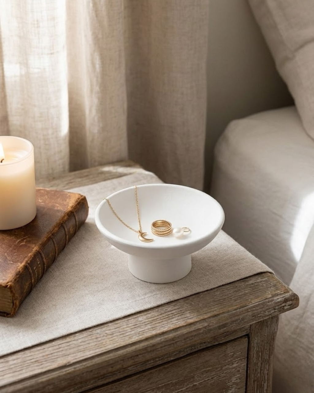 Mini Sculptural Footed Bowl