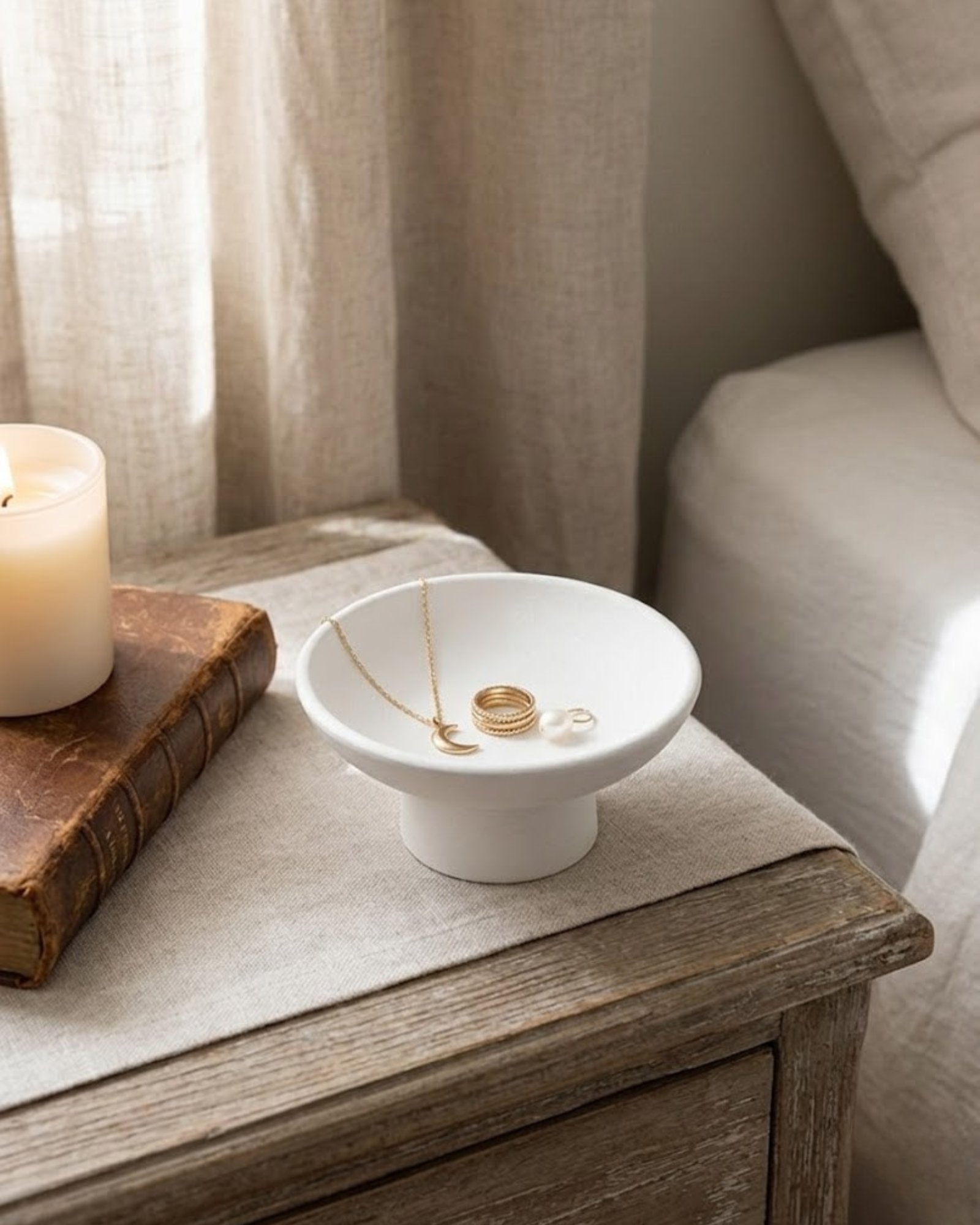Mini Sculptural Footed Bowl