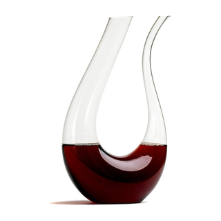 U-Shaped Glass Wine Decanter & Aerator — 25 oz