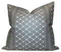 Nagoya Pillow Cover in Earth Grey, McLaurin + Piercy Textiles