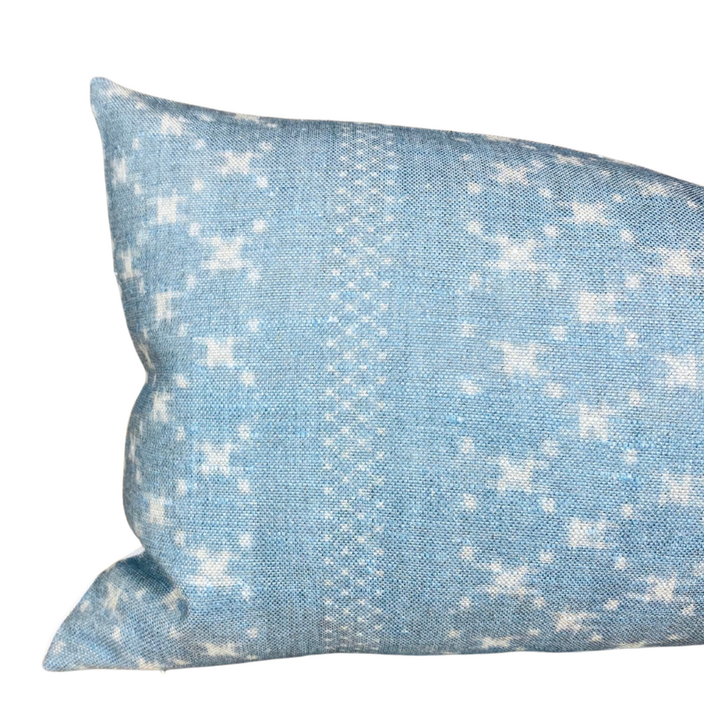 Nagoya Pillow Cover in Azure, McLaurin + Piercy Textiles