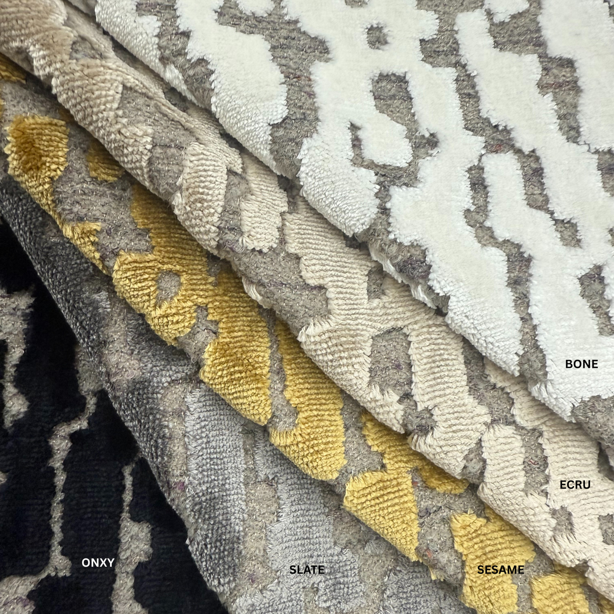 Valero Kuba Cut Velvet Upholstery Fabric