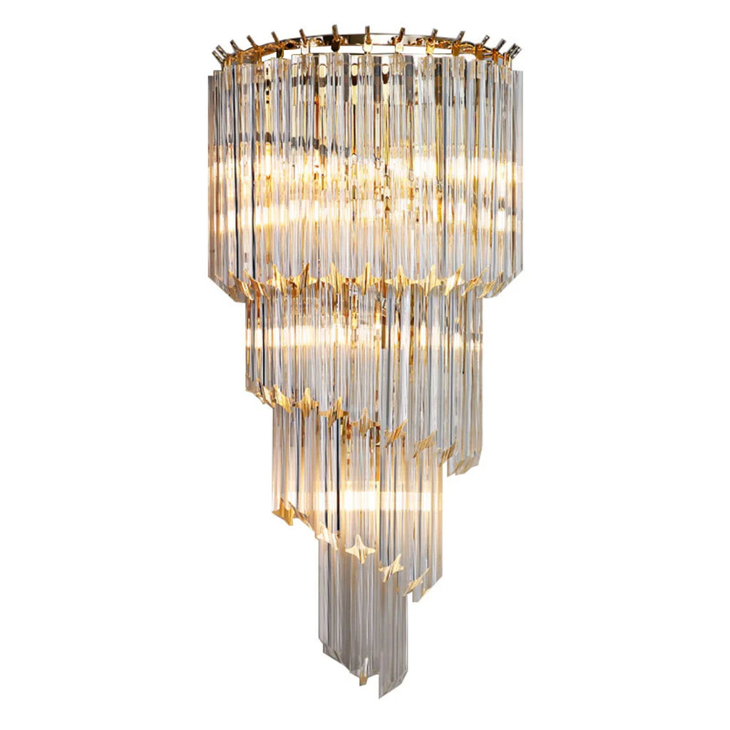 Tapered Alana Crystal Wall Lamp