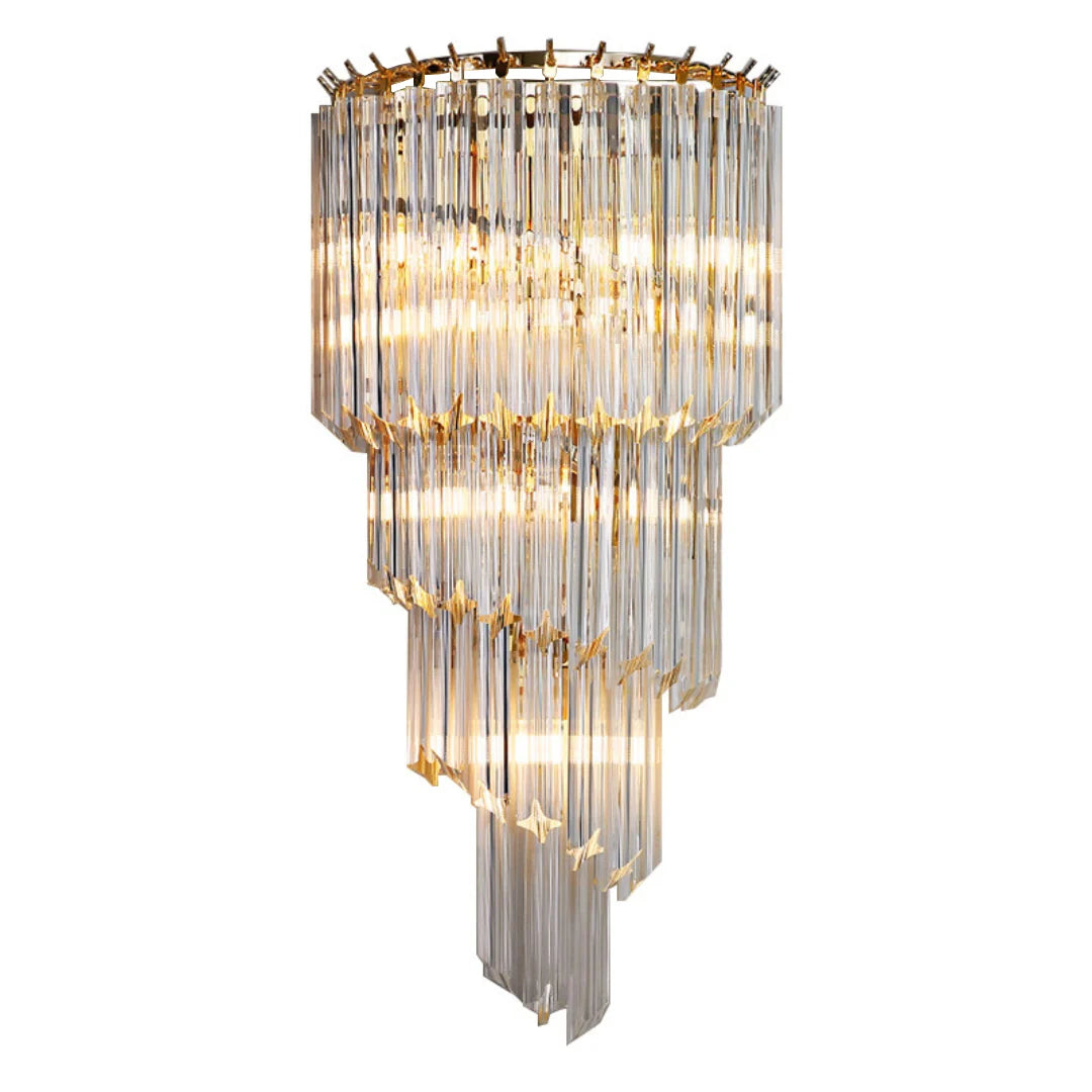 Tapered Alana Crystal Wall Lamp
