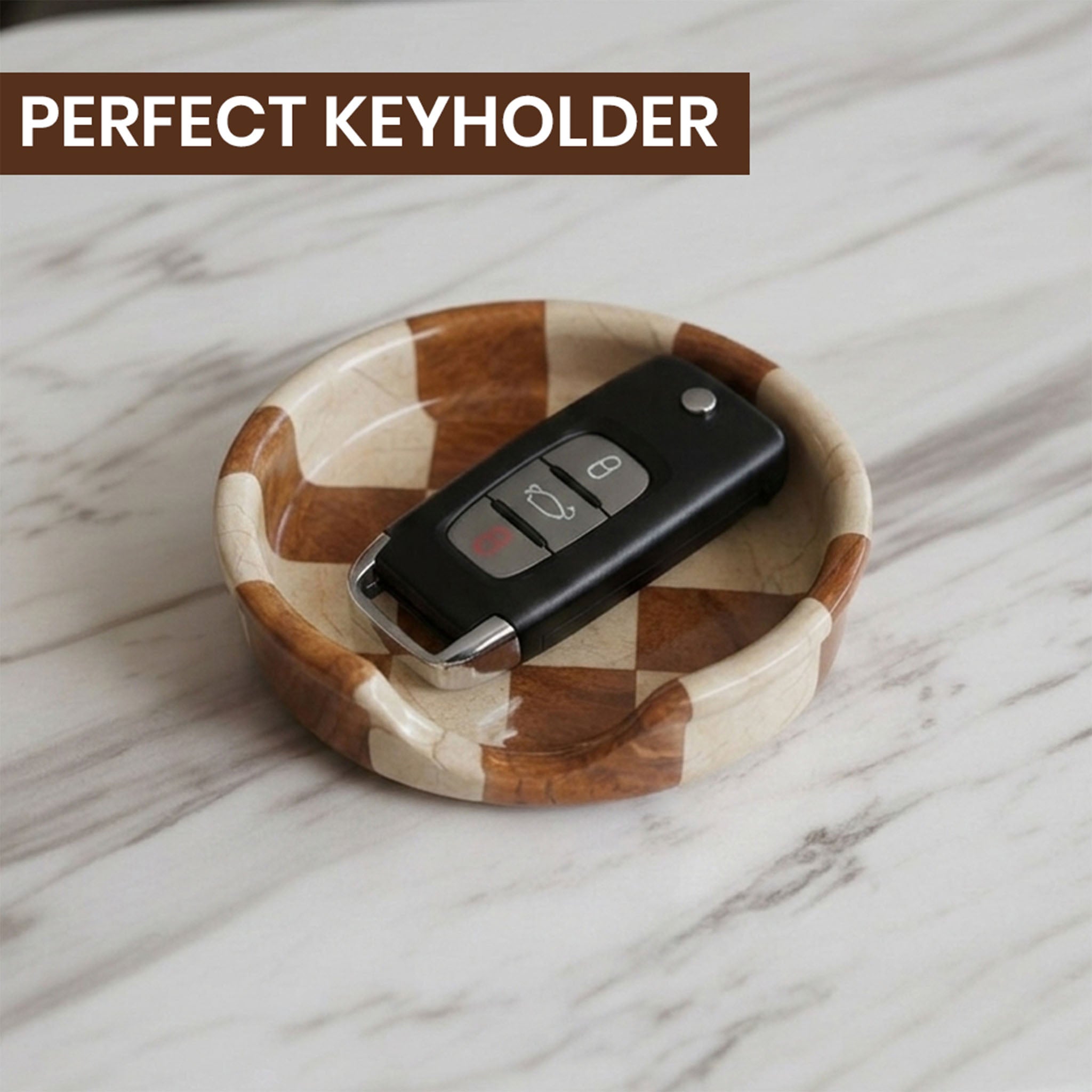 Verona Brown Marble Spoon Rest - Premium Marble