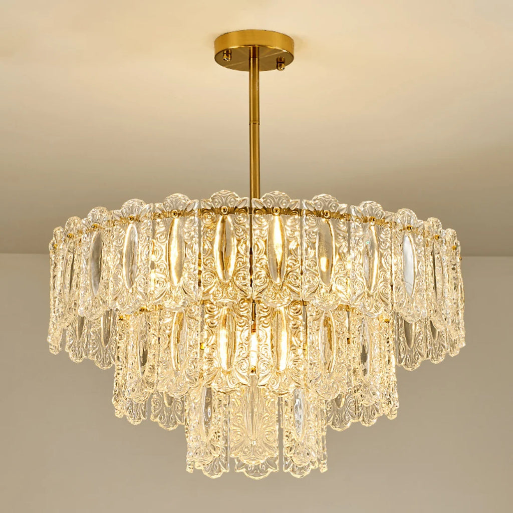 Vienna Glass Petals Chandelier