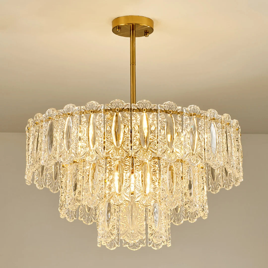 Vienna Glass Petals Chandelier