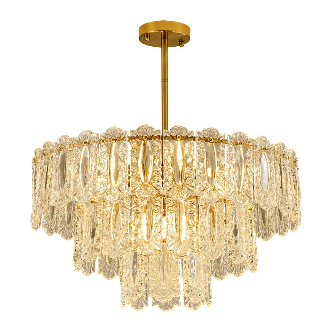 Vienna Glass Petals Chandelier