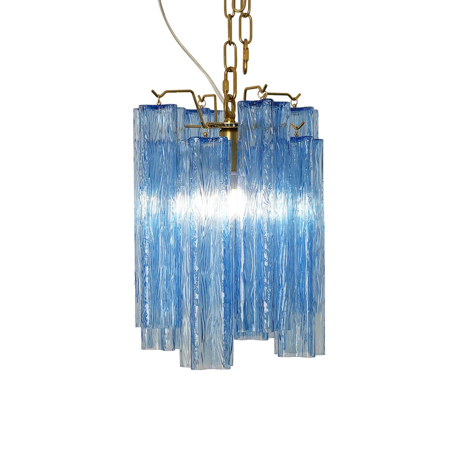 Vintage Murano Glass Chandelier — Blue