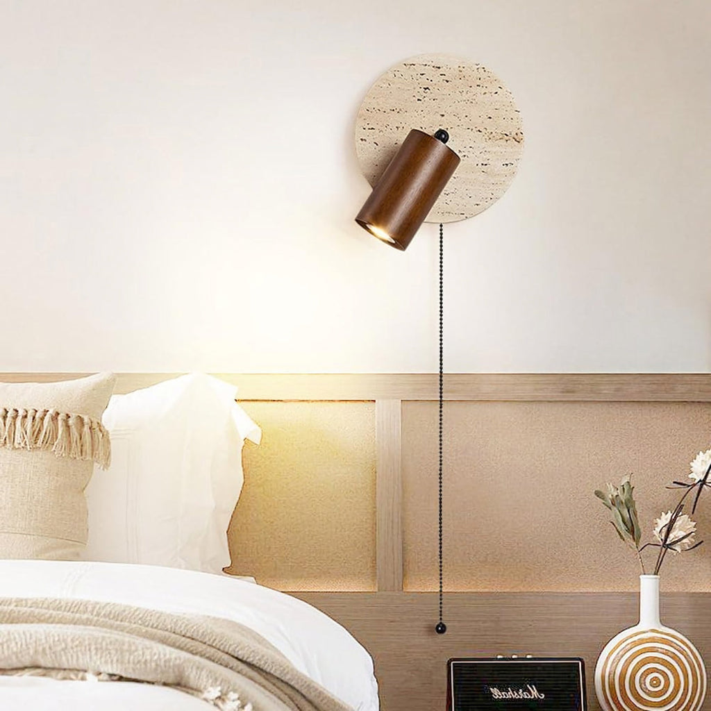Vintage Travertine Wall Lamp