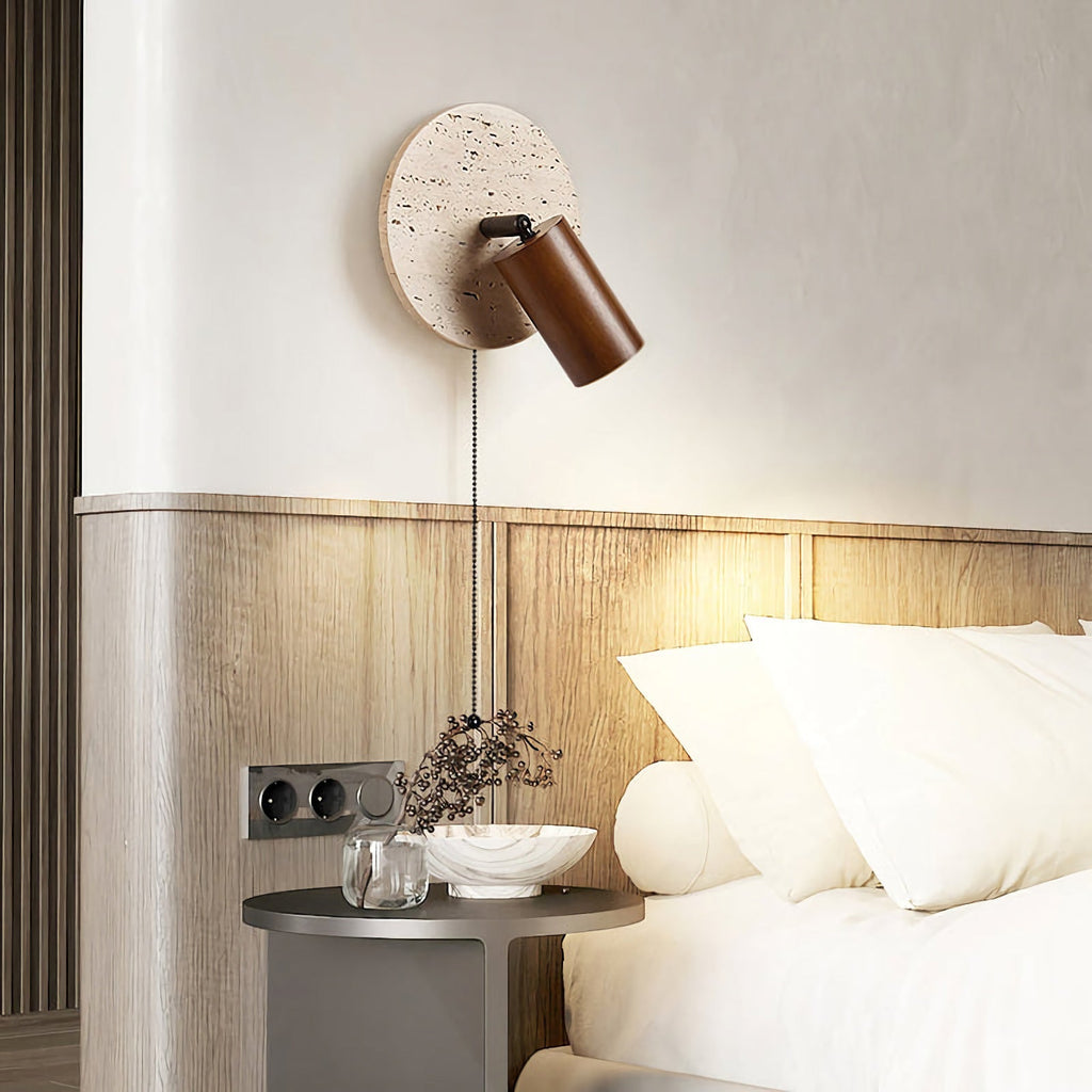 Vintage Travertine Wall Lamp