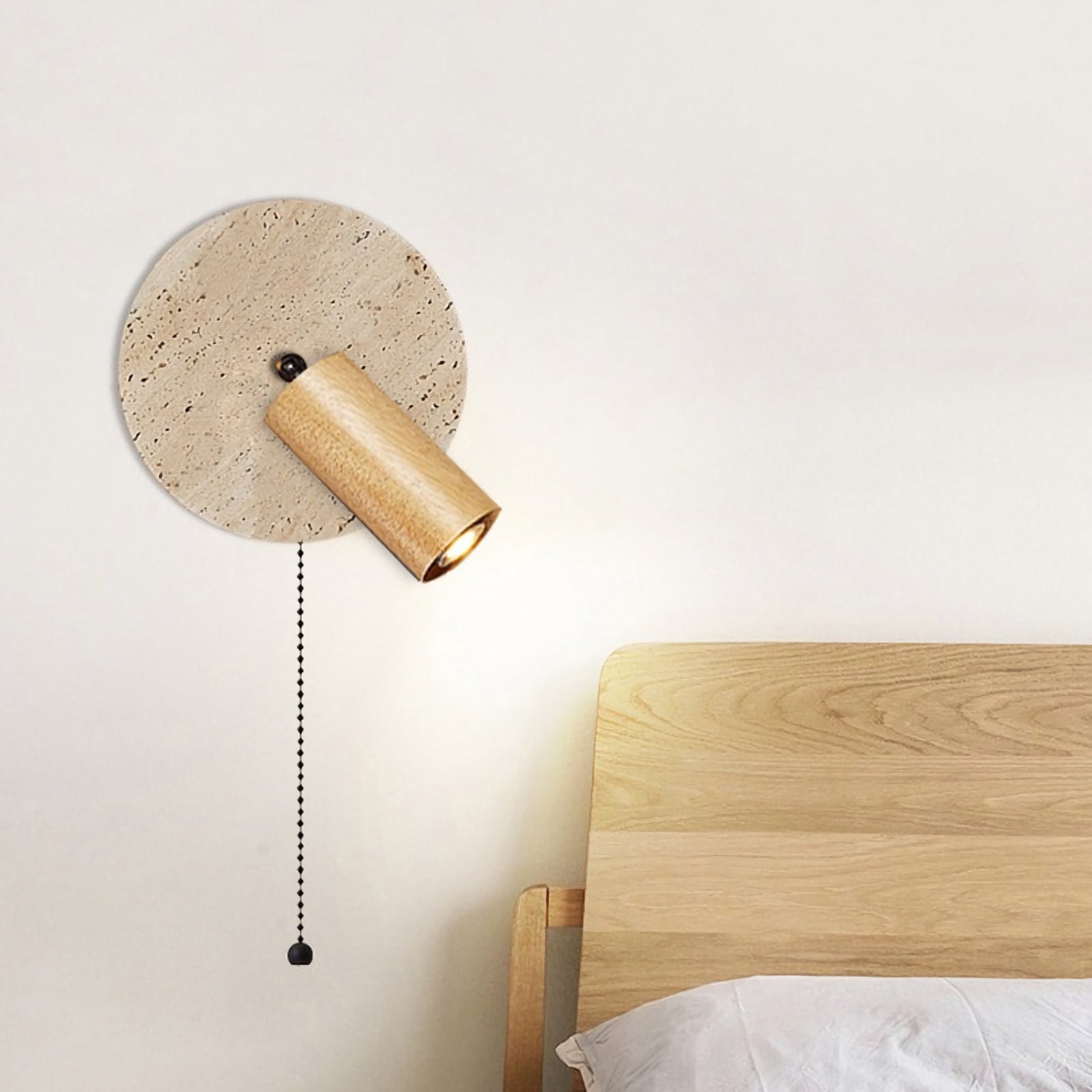 Vintage Travertine Wall Lamp