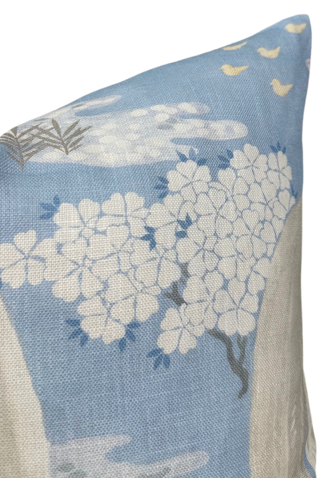 Willow Tree Pillow Cover in Soft Blue, Thibaut Pillows