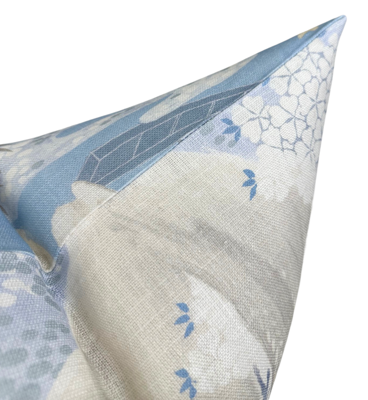 Willow Tree Pillow Cover in Soft Blue, Thibaut Pillows