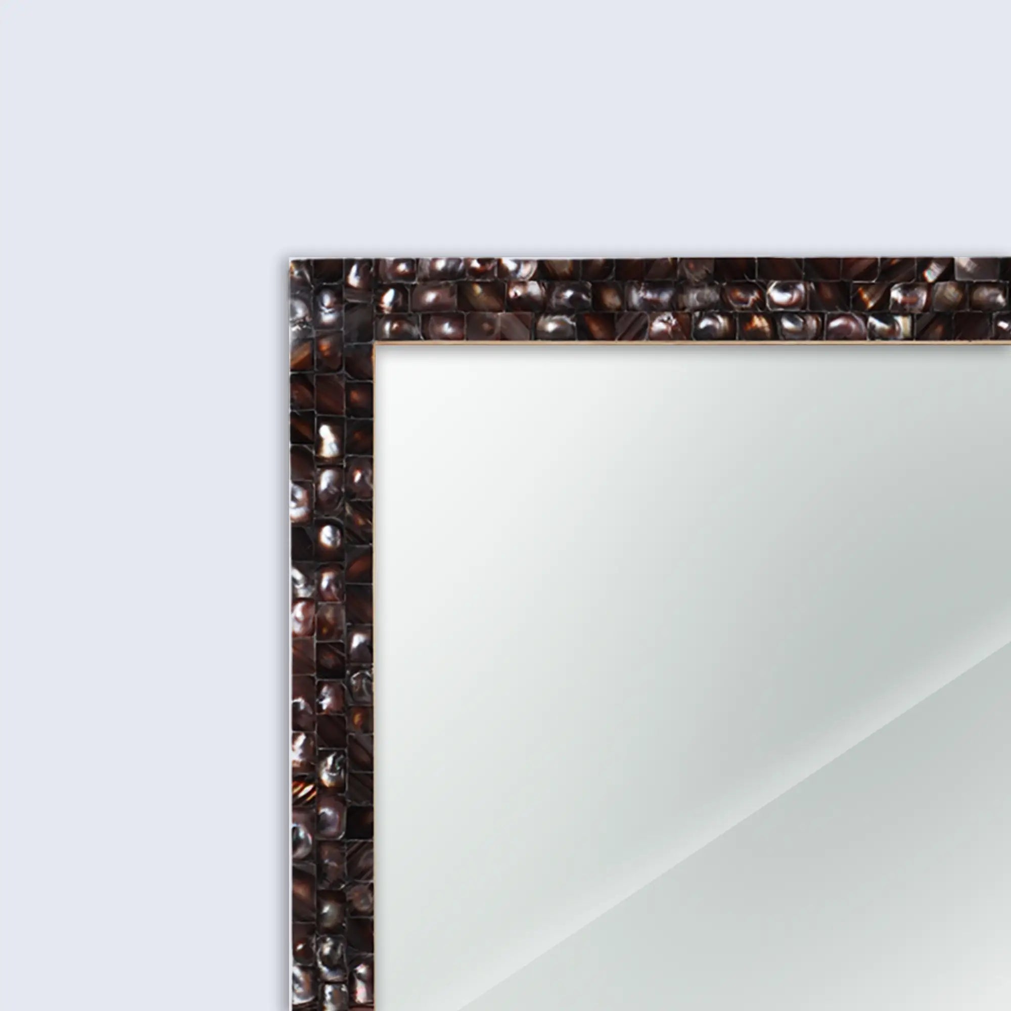 Mother of Pearl Grey Inlay Mirror