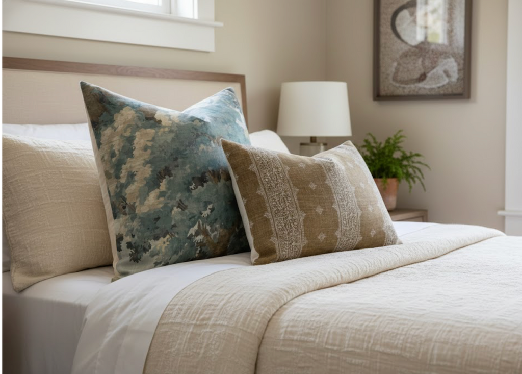 Fez Pillow Cover in Bronze, Peter Dunham Textiles