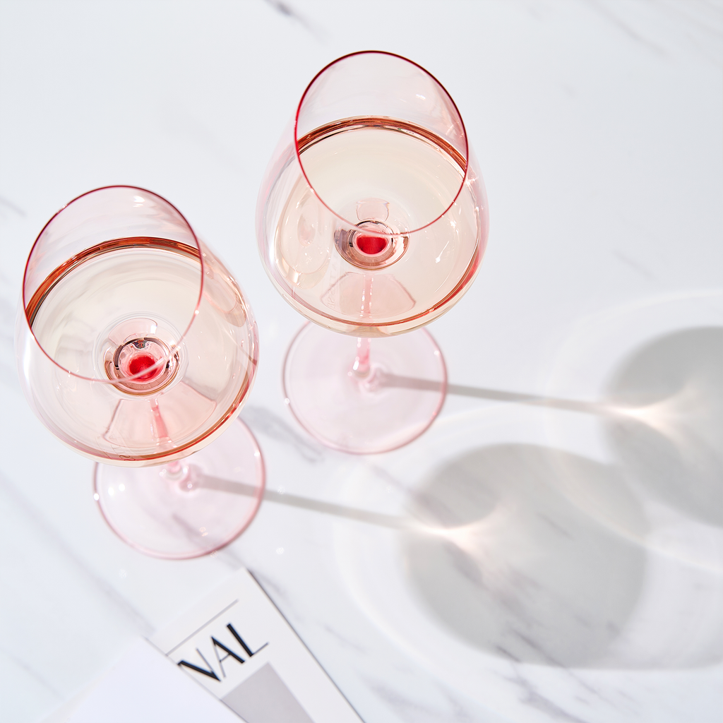 Colosseum Stemmed Wine Glassware, Set of 2