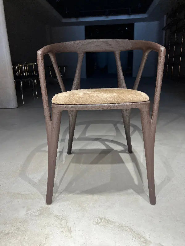 Italian-Style Solid Walnut Dining Chair
