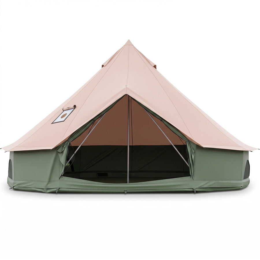 Vireo Waterproof Bell Tent — Khaki & Green