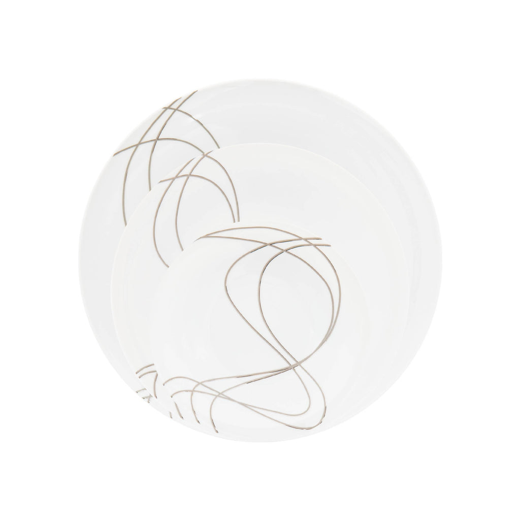 Wave 3-Piece Place Setting (Service for 4)