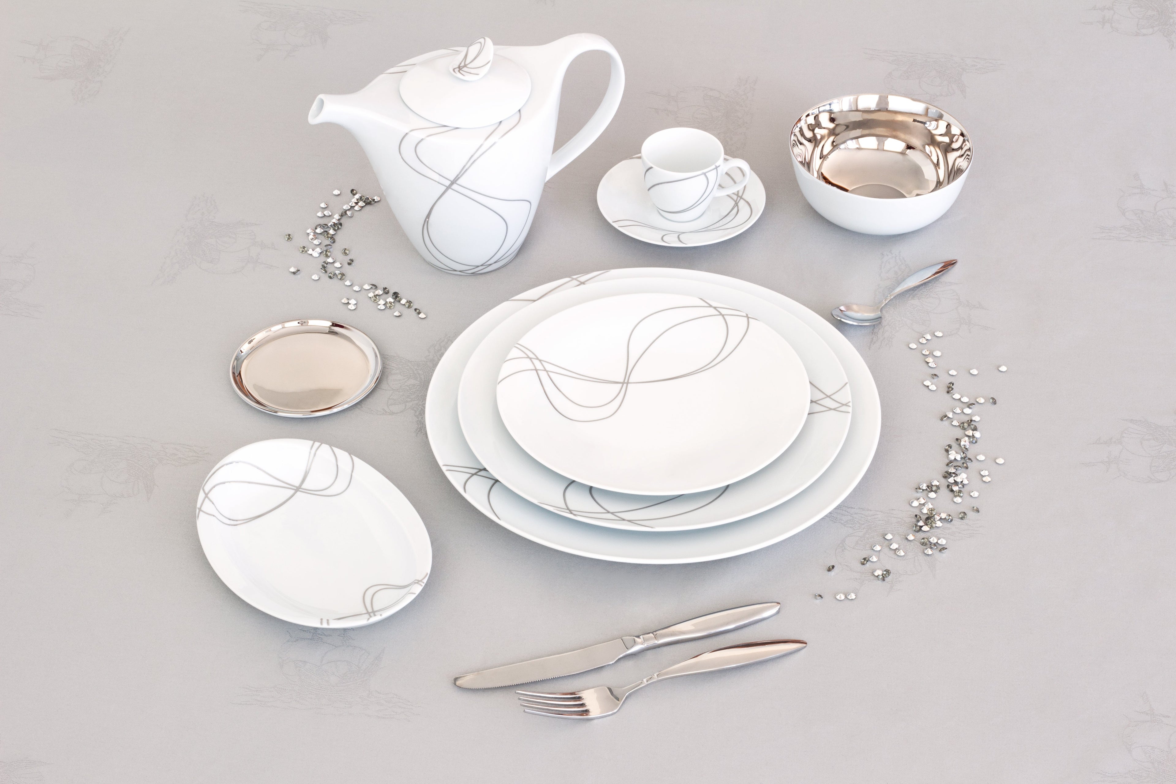 Wave 3-Piece Place Setting (Service for 4)