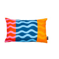Waves double-sided Bolster Pillow - 11.8" x 19.7"