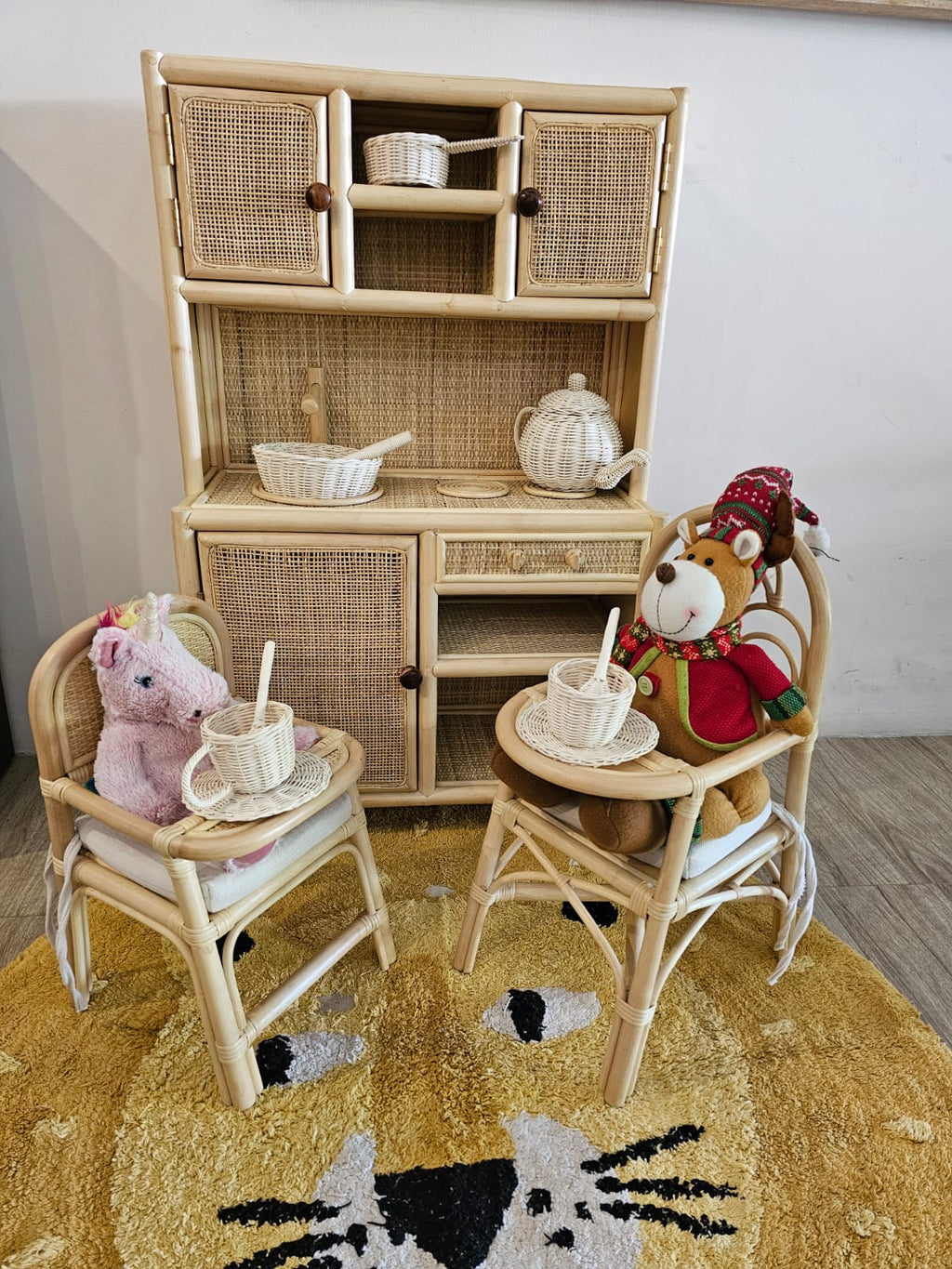 Rattan Montessori Play Kitchen