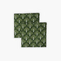 Zeenat Cotton Table Napkins — Chive, Set of 2