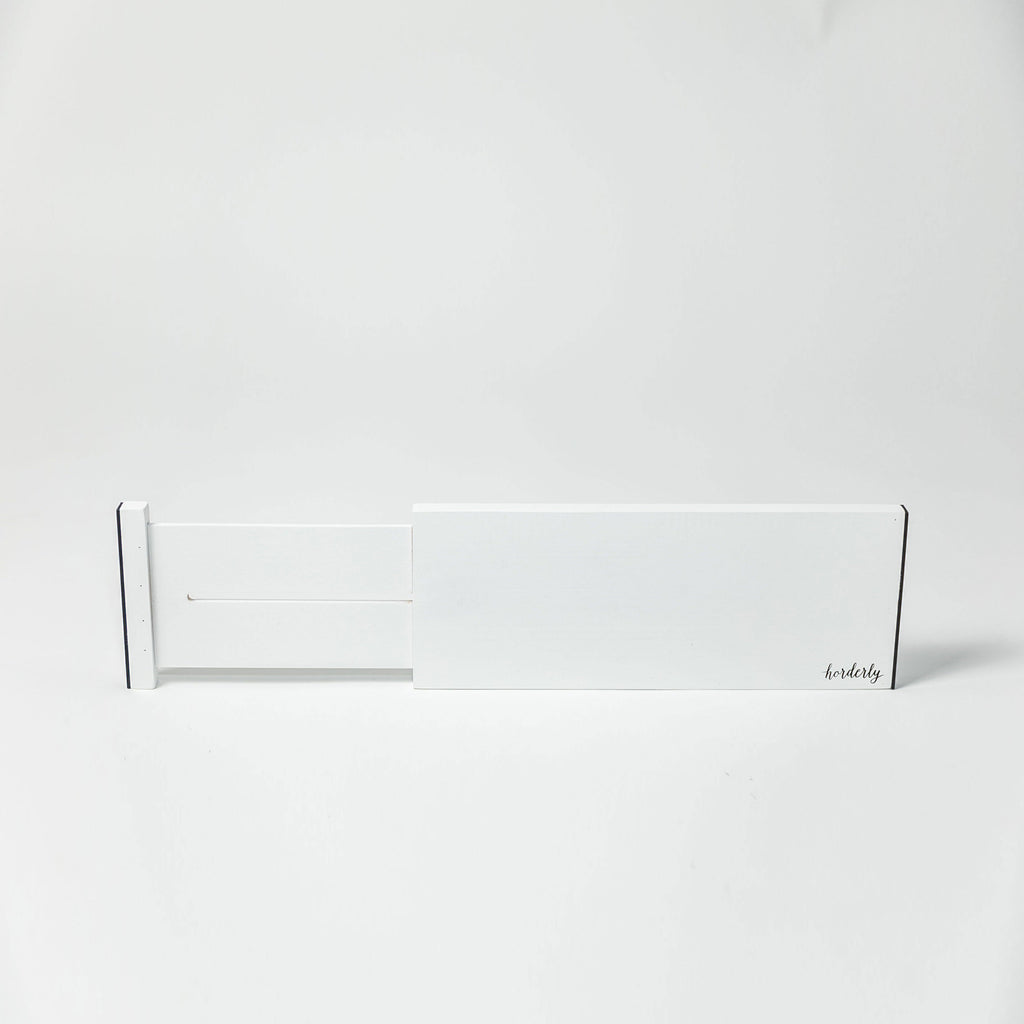 Bamboo Expandable Drawer Dividers – White