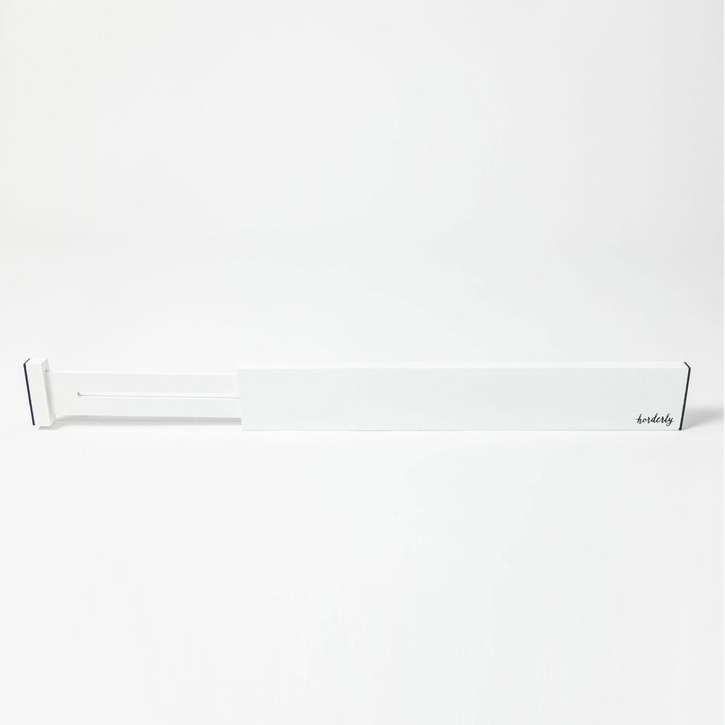 Bamboo Expandable Drawer Dividers – White
