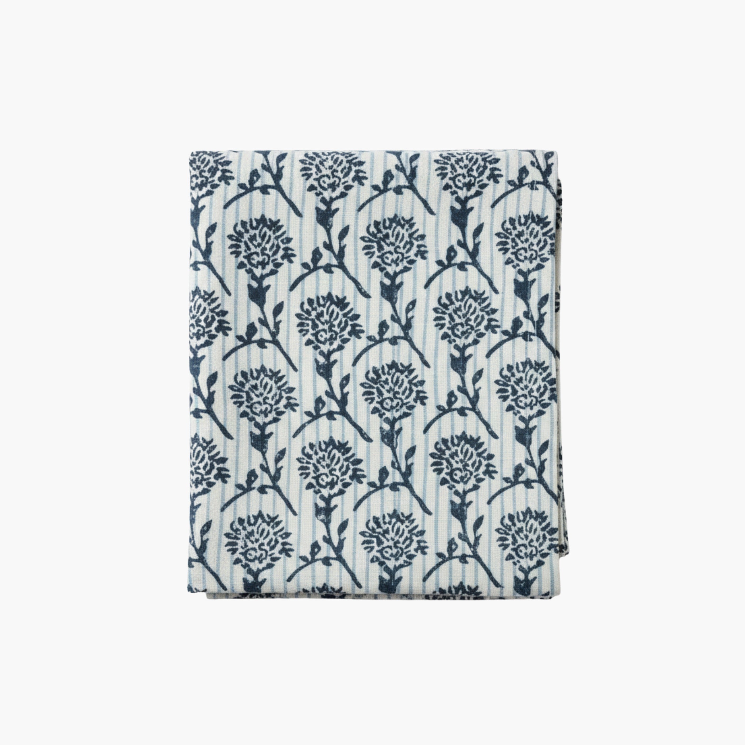 Nikhar Linen Table Runner — Azure Blue