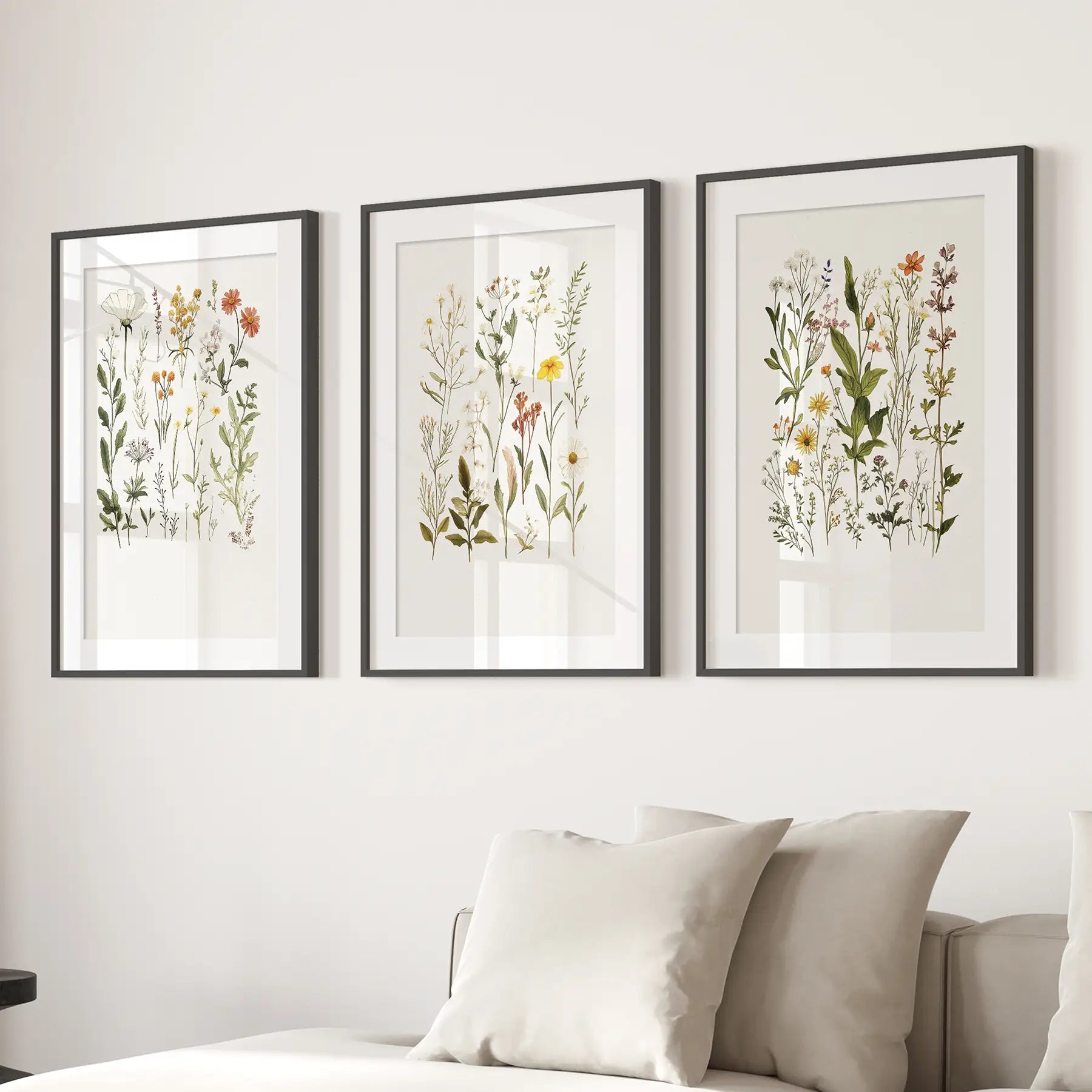 Wildflower Nursery Wall Art Set