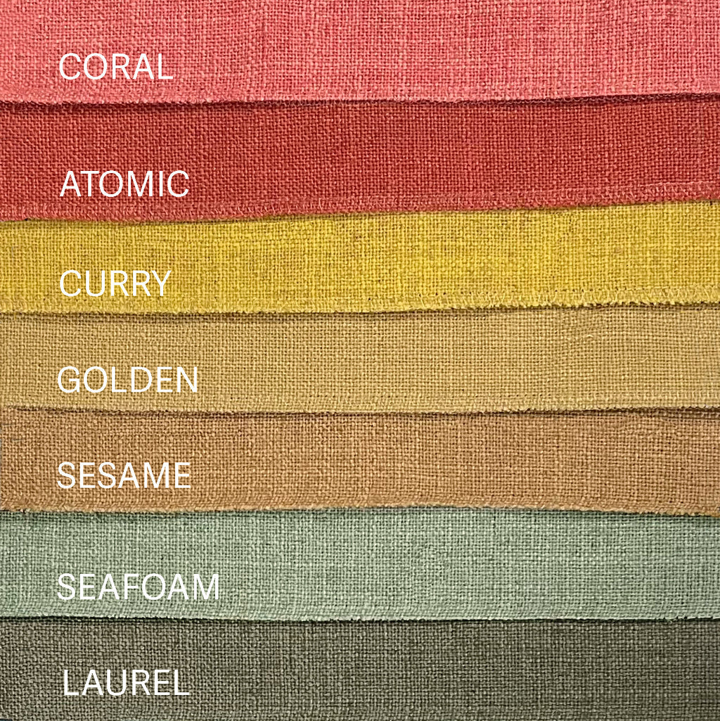 ZUMA - BLAKE, LINEN POLYESTER BLENDED BURLAP UPHOLSTERY FABRIC BY THE YARD
