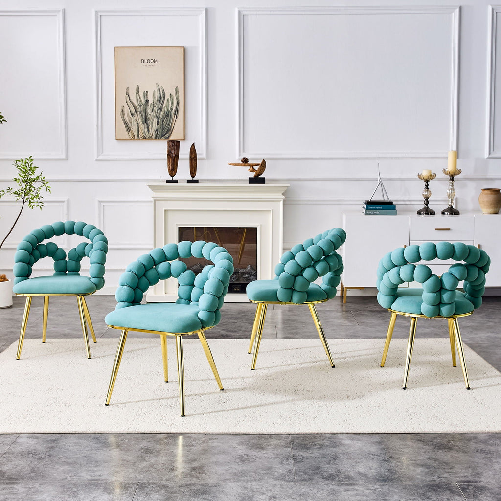 Puffy Bubble Dining Chairs — Set of 2