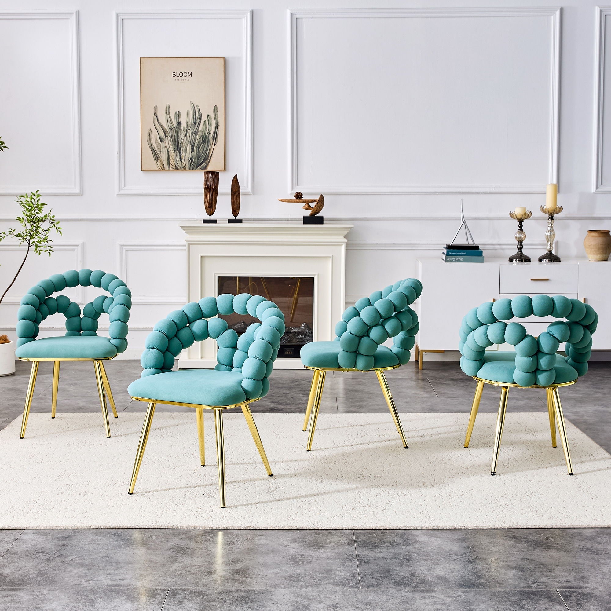 Puffy Bubble Dining Chairs — Set of 2