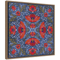Kaleidoscope Poppies by Lucia Gianello Framed Canvas Wall Art Print
