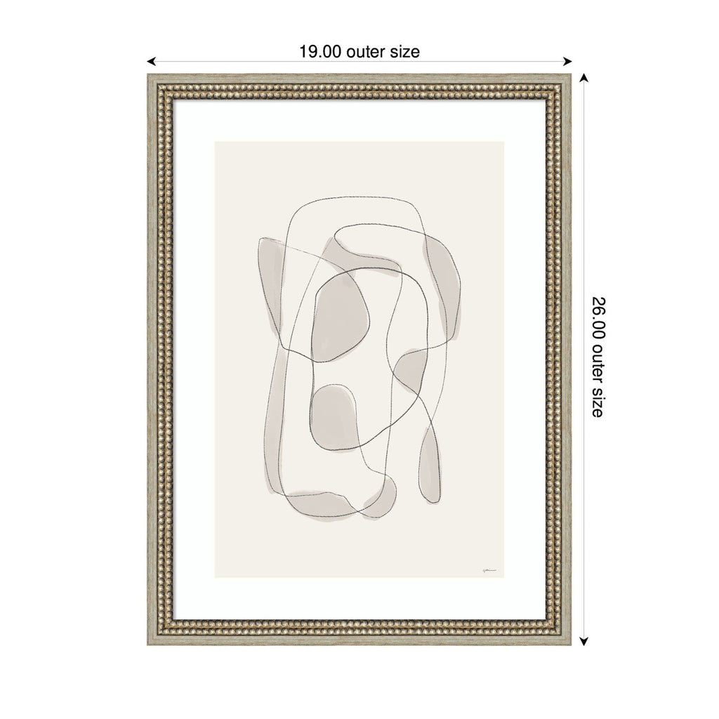 Minimalist Lines by Gabrielly Guedes Framed Wall Art Print