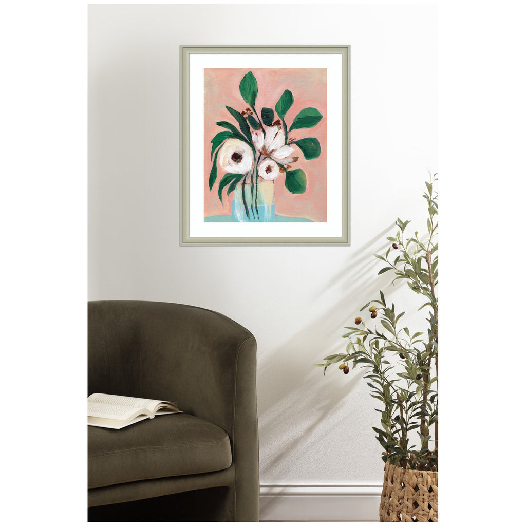 Framed Art Blush in Bloom by Nikita Jariwala
