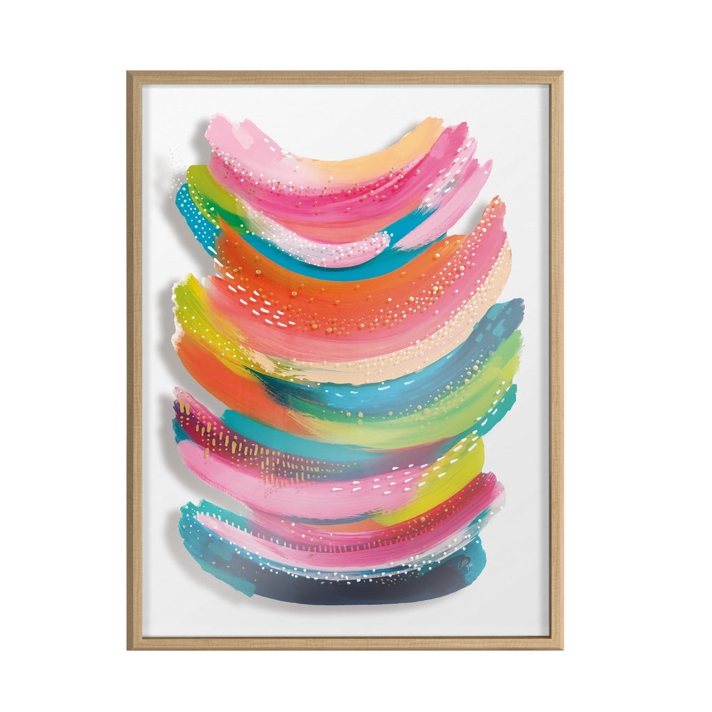 Blake Bright Abstract Framed Printed Art by Jessi Raulet of Ettavee